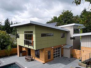 PLACE Houses的可持续预制住宅，拥有当代室内设计