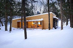 De gezellige La Luge-hut - een moderne vakantieattractie in Quebec