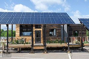 The Insite Home - Een klein huis op zonne-energie in Vermont, gebouwd van teruggewonnen materialen