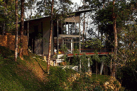 Den perfekta semester: Unikt och modernt tropiskt hus med magnifik utsikt