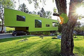 "Treehouse", ovanlig arkitektur förtäckt av naturen