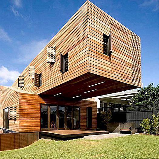 Trojský dům vyniká svým extrémním konzolovým designem