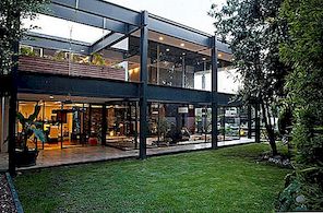 Třípokojová moderní rezidence v Mexico City