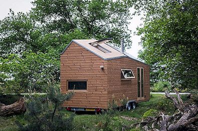 Tiny en zelfvoorzienend huis gebouwd in Nederland