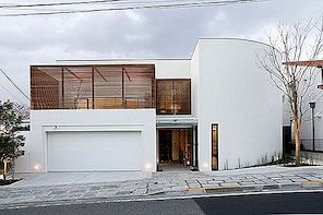 Tradiční japonská rezidence s kancelářemi Edward Suzuki Architecture