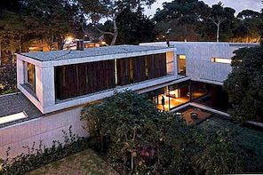 Twin Hiše, ki odražajo sodobno arhitekturo in oblikovanje notranjih prostorov