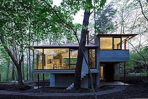 Ongebruikelijk Japans huisontwerp in Nagano: Villa K