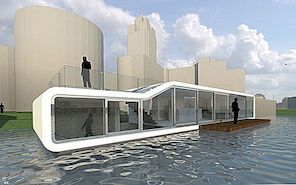 Unikátní vodní dům v Amsterdamu