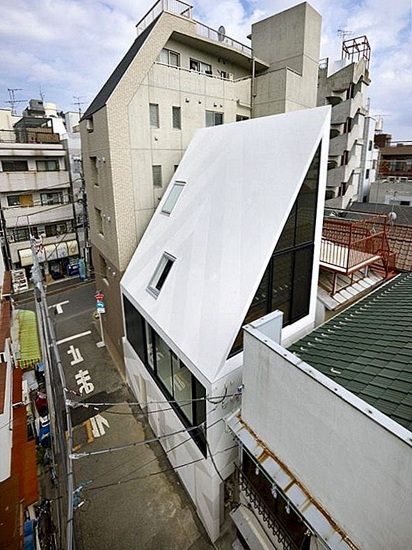 Nezvyklá struktura domu v Tokiu