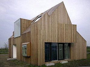 Neobvyklé Windows a původní tvar: House Bierings v Nizozemsku