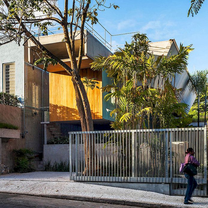 Městská džungle se setkává s moderní architekturou v víkendovém domě Sao Paulo