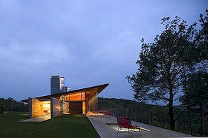 Valley Residence In Rural Canada Topping A Narrow Ridge