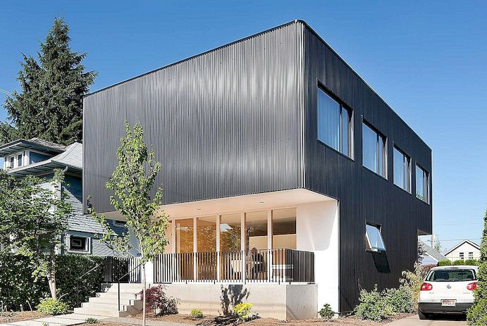 Välkomnande Modern Spjälsäng Visar en inspirerande arkitektur: Oakley House