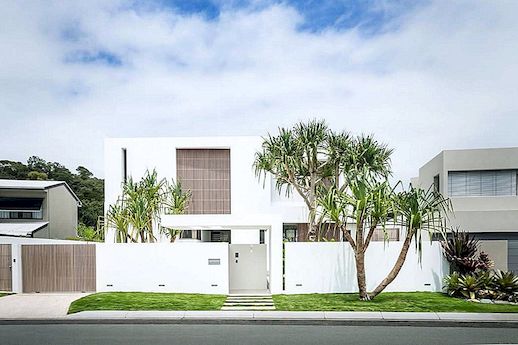 Το White Box Home περιέχει ένα τροπικό Enclave στη Sunny Australia