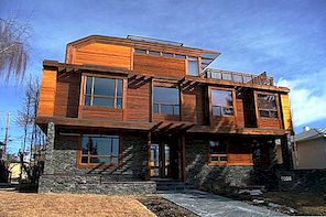 Současná rezidence dřeva a kámen: dům Maddock v Kanadě