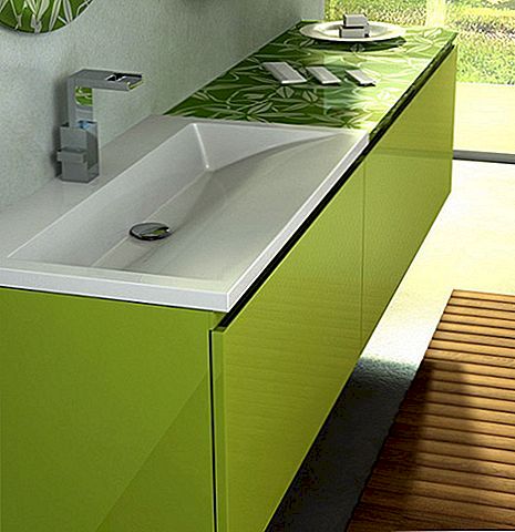 Green Bathroom Vanity van Duebi Italia