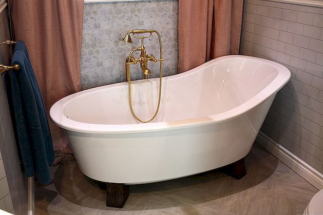En modern tar ett gammalt koncept: fristående badkar