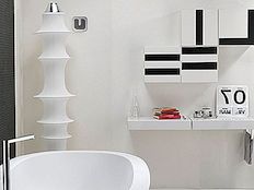 Zwart en wit badkamers door Ex.t