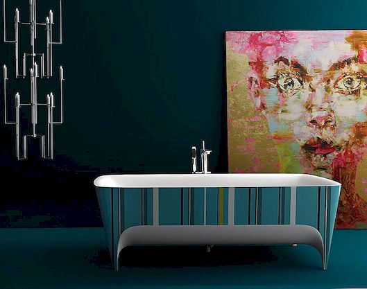 Kleur voor moderne badkamers: Pop Limited Edition Accademia Bathtub [Video]