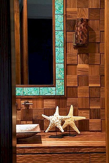 Tạo cảm giác tự nhiên với gỗ trong phòng tắm hiện đại