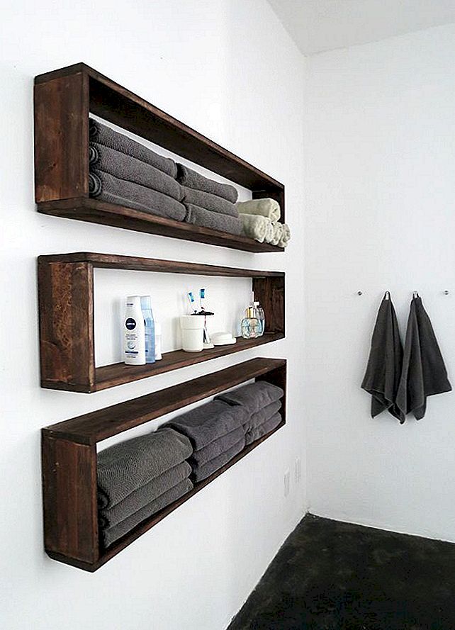 DIY-badkamerplanken om uw opslagruimte te vergroten