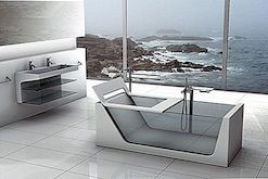 Elegantní Avi-Corian koupelna od firmy Plavisdesign