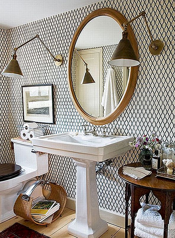 Hoe u elegantie toevoegt aan een badkamer met achtergronden