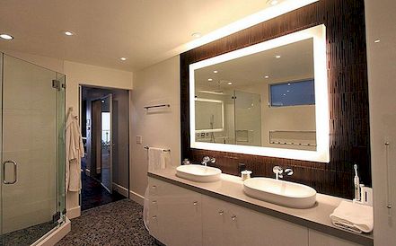 Kako izbrati sodobno ogledalo kopalnico s svetili