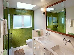 Kako koristiti zelenu u dizajnu kupaonice