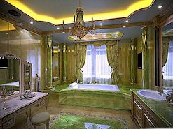 Het idee van het de badkamersontwerp van de luxe