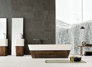 Neutras eleganta och eleganta badrum inspirerade av naturen