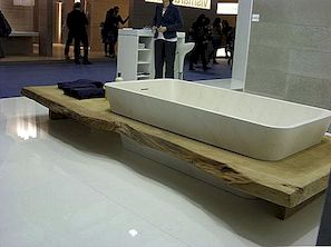 Původní dřevěná koupelnová deska, Milan 2010