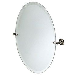 Sage Oval Frameless Bath Mirror