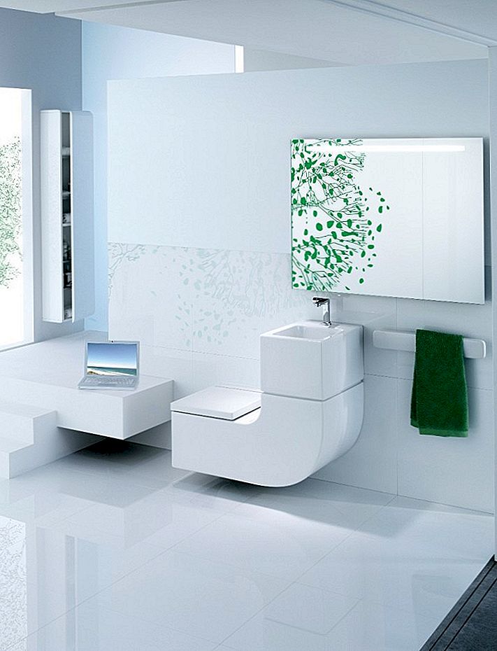 Yeşil kalmanıza yardımcı olan Tuvalet Lavabo Combo Fikirler