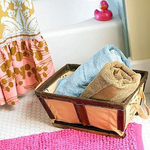 Handdukar Förvaring - 24 idéer för att spruce upp ditt badrum