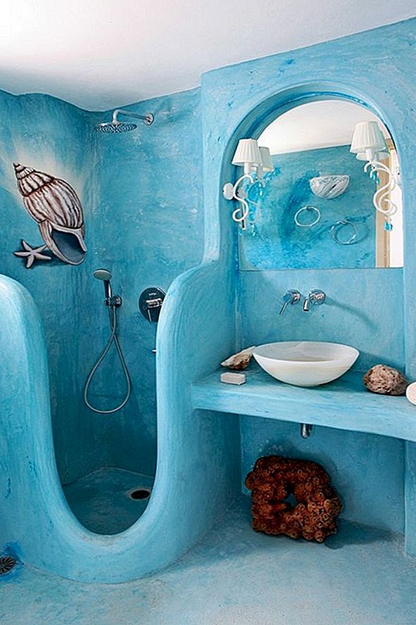 Lugna färger inspirerade vid havet - 11 badrumsdesigner