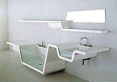 Ultra moderní design - Ebb koupelna