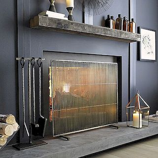 10 Gorgeous Fireplace Screens för varje hem