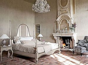Ideeën voor het ontwerpen van barok en middeleeuwse slaapkamers