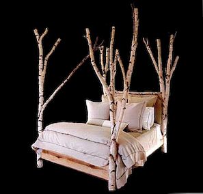 Rustic Furniture提供15 000美元树床