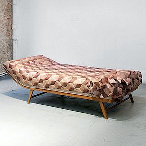 Trải nghiệm thiết kế xúc giác mới: Trải giường bằng gỗ chần của Elisa Strozyk [Video]