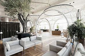 Airport Lounge Arcades Forme En Innebygd Design
