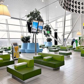 Amsterdam's Refreshed Schiphol Departure Lounge 4