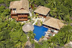 Awe-inspirerande 5 Star Resort omgiven av vita sandstränder