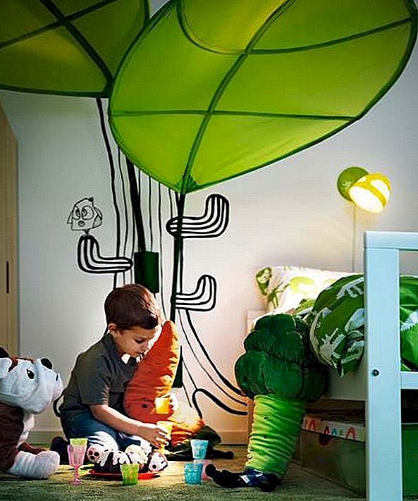 Najboljše oblikovalske ideje za otroško sobo IKEA za leto 2012