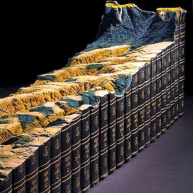 Böcker som offer för erosion: Naturen artificiellt skuren i Encyclopedia Britannica