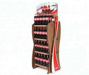 Coca Cola främjar hållbarhet med "ge det tillbaka" kartong rack