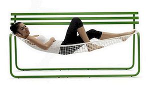 Comfortabele hangmat voor buitenontspanning, stevige ankers inbegrepen
