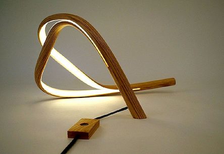 Designer Sculpts Wood In Elegant Freeform Lighting