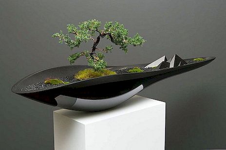 Elegante Kasokudo Bonsai Planter Geïnspireerd door de automobielindustrie